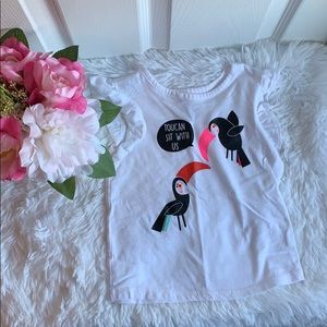 EUC Okie dokie toucan cute shirt 3t